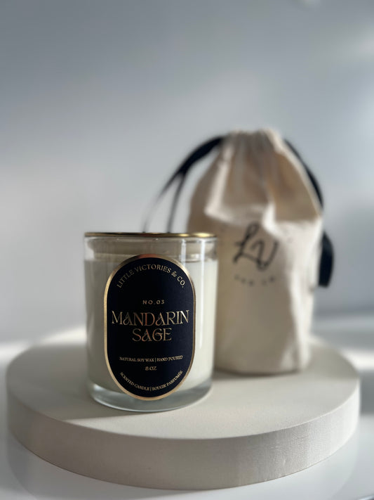 Mandarin Sage Scented Candle